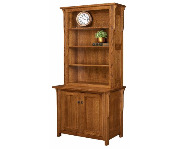 Boston Credenzas 2 Doors with Bookcase Topper