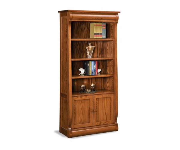 Old Classic Sleigh Bookcase
