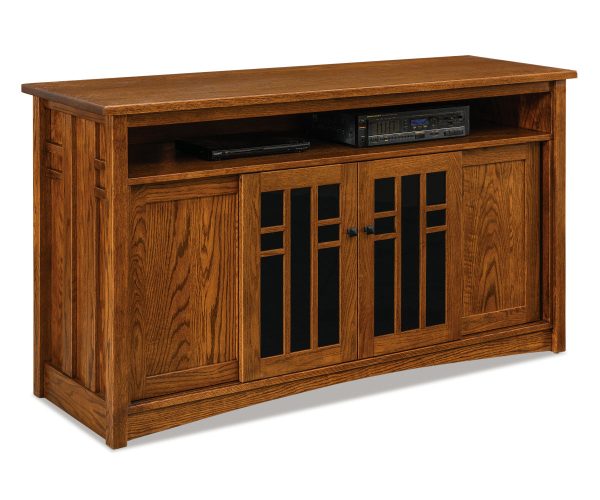 Kascade Media Stand with Open VCR Area