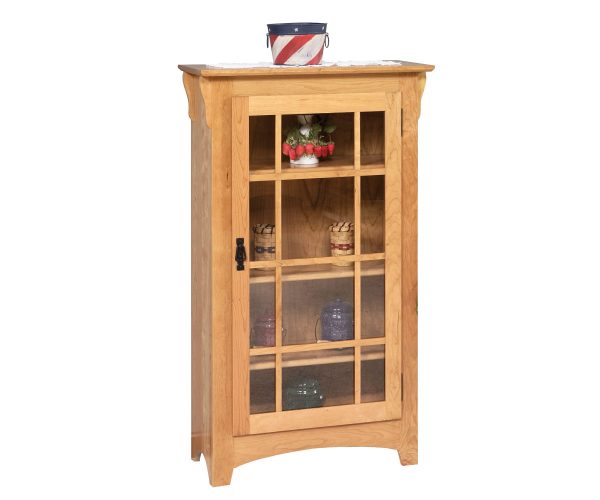 Small Mission Single Door Bookcase