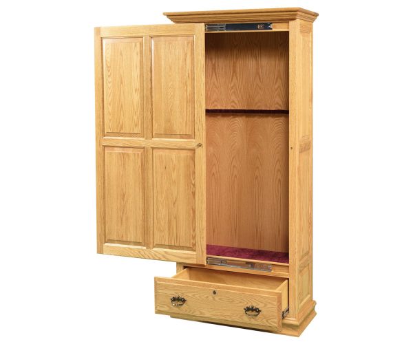 Wooden Sliding Door 8 Gun Cabinet