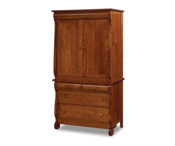 Old Classic Sleigh Armoire