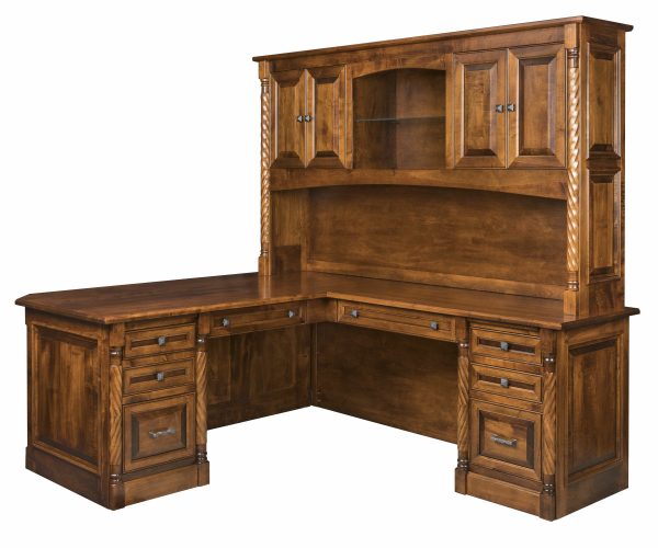 Kincaid Corner and Return Desk with Hutch 83"