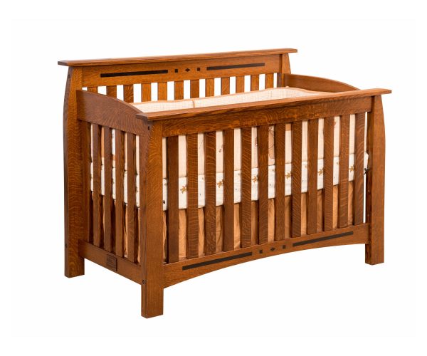 Linbergh Crib with Optional Inlays