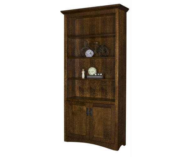 Maysville 2 Door Open Bookcase