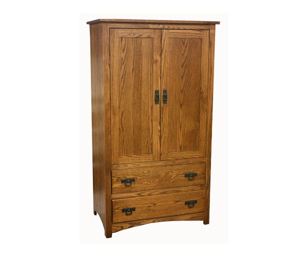 Shaker 2 Drawer Armoire