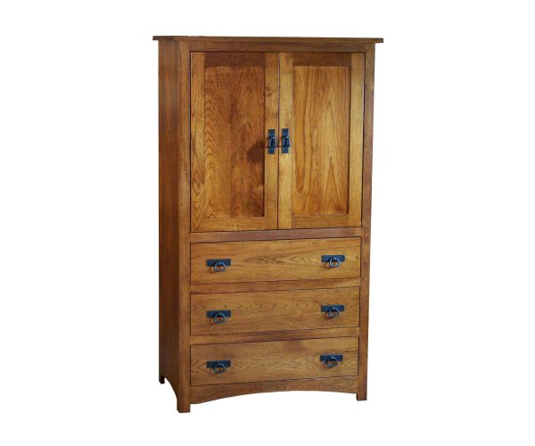 Shaker 3 Drawer Armoire