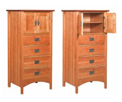 Arts & Crafts Lingerie Chest w/ Doors