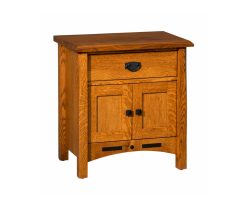 Bel Aire 1 Drawer 2 Door Nightstand