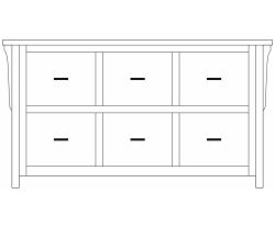 Boston Credenza 56"