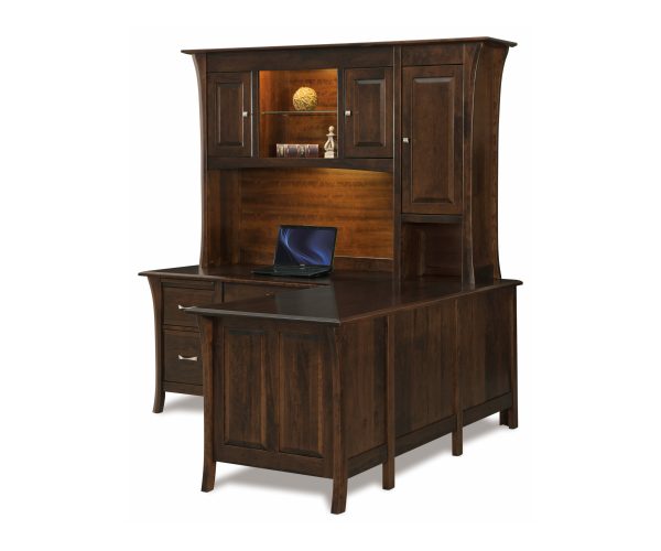 Ensenada 3pc Desk Base And Hutch - Image 2