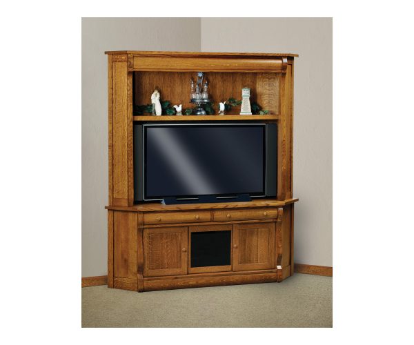 Old Classic Sleigh 2pc Corner Media Console