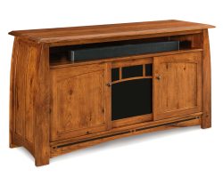 Boulder Creek Media Stand with Sliding Door