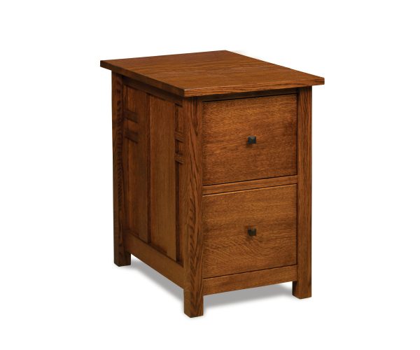 Kascade 2 Drawer File Cabinet with Unfinished Back