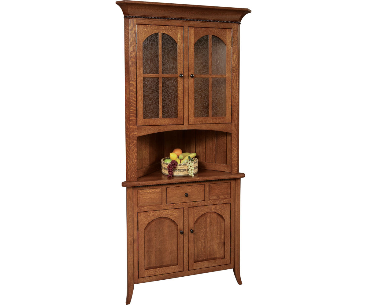 Bunker Hill Corner Hutch with Drawer