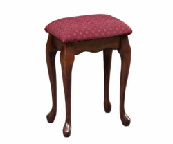 Upholstered Bench With Queen Anne Legs