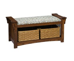 Mission Slat Bench