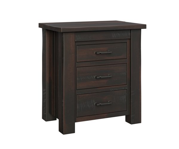 Portland 3 Drawer Nightstand