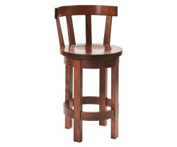 24" Barrel Barstool with Meribeth Top