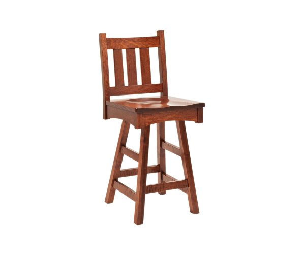 Vintage High Base Swivel Barstool