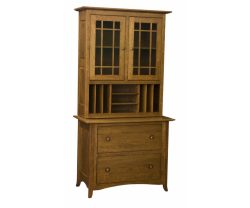 Shaker Hill Lateral File Cabinet and Hutch 39"