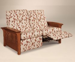 Skyline Slat Loveseat Recliner