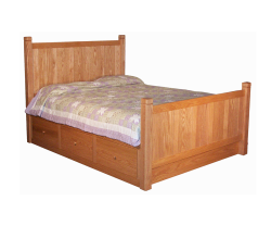 Storage Bed Rails with Bed