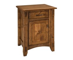 Tacoma 1 Drawer 1 Door Nightstand