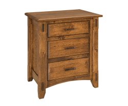 Tacoma 3 Drawer Nightstand
