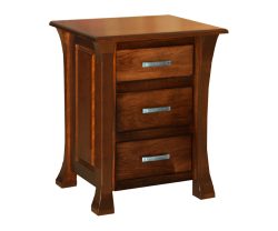 Vandalia 3 Drawer Nightstand
