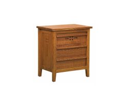 West Village 3 Drawer Nightstand
