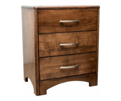 Zephyr 3 Drawer Nightstand