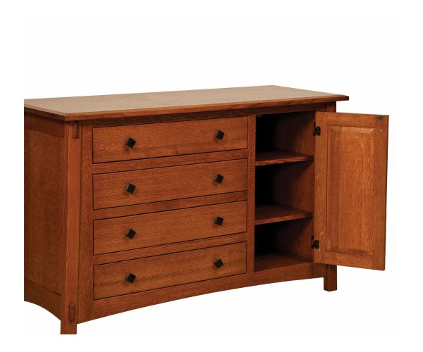 McCoy 4 Drawer Dresser with Door - Image 2
