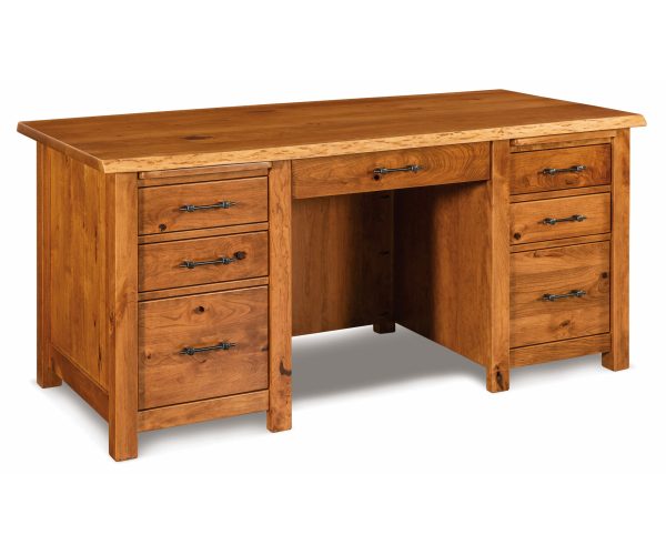 Victorian Desk W/ Finished Back