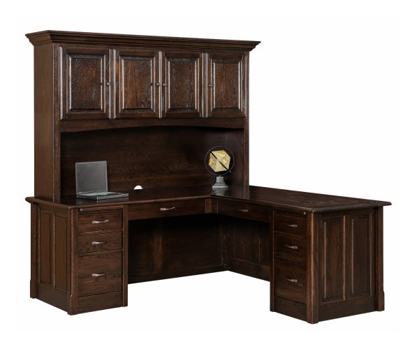 Victorian Hutch And L-Desk