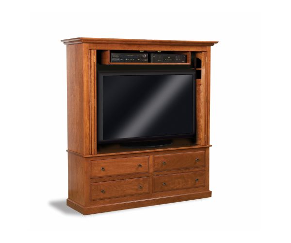 Forks Contemporary Mission 2pc Media Cabinet - Image 2