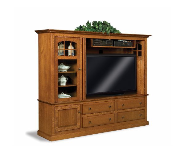 Forks Contemporary Mission 2pc Media Cabinet - Image 2