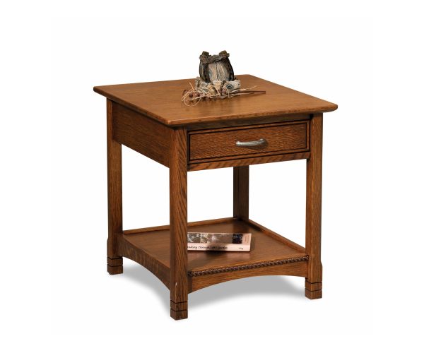West Lake End Table With Drawer