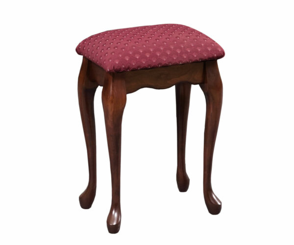 Upholstered Bench With Queen Anne Legs