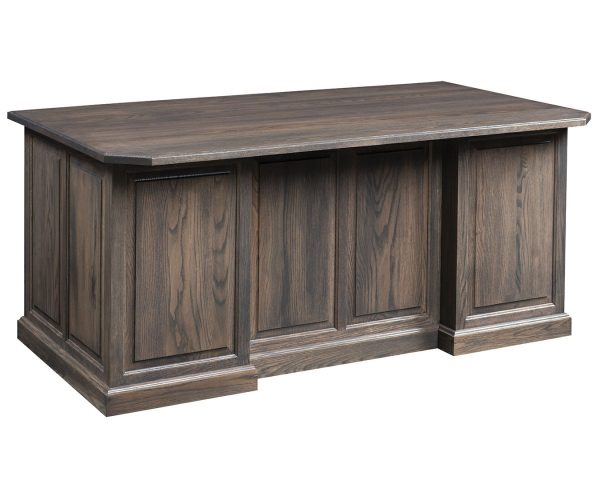 Executive Desk With Raised Panel Back - Image 2