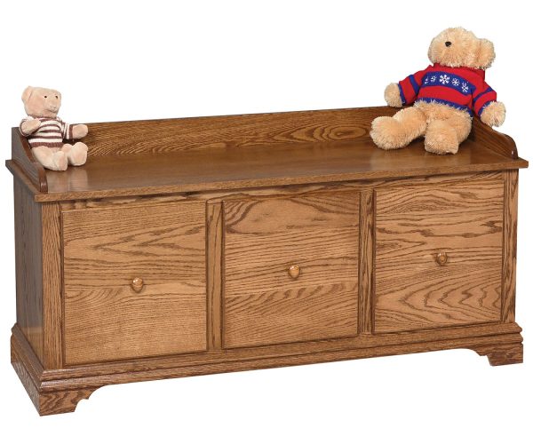 Traditional Bench With Drawers