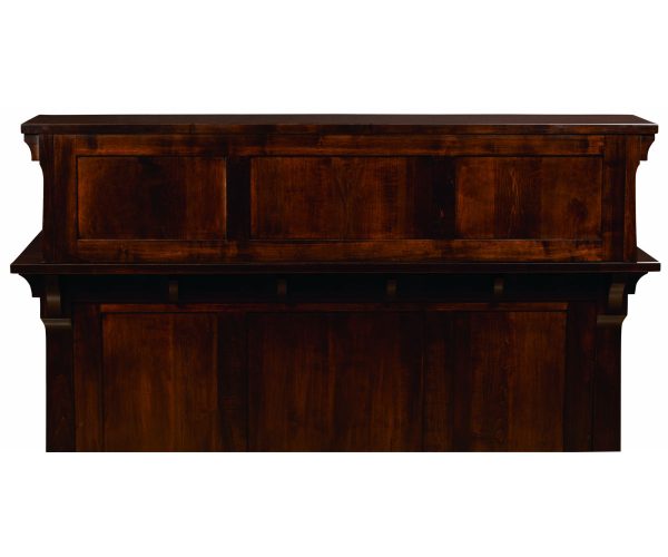 Manitoba File Desk with Hutch 64" - Image 2