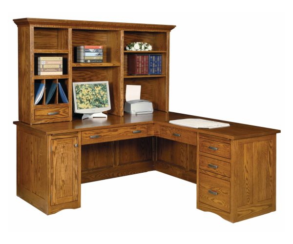 Mission Computer Desk W/ Return