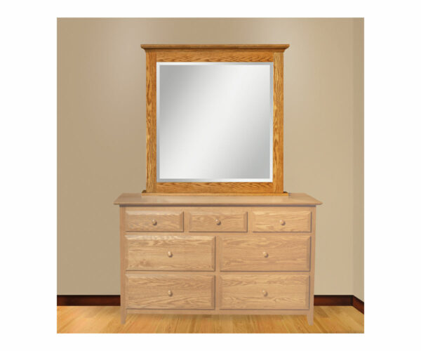 Dresser Mirror With Sliding Jewelry Wings - Image 2