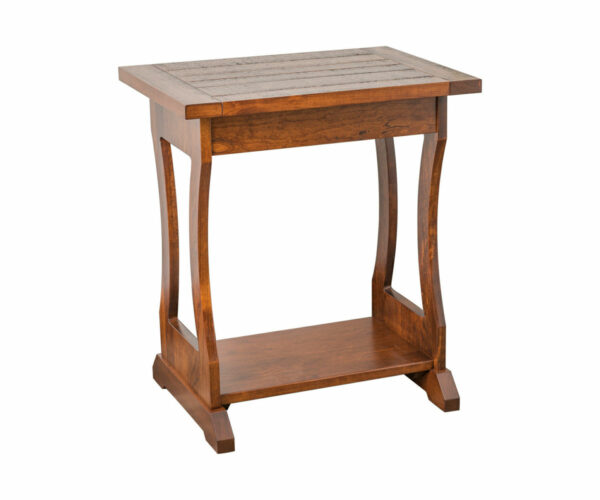 Santa Fe Plank Top Chair Side Table