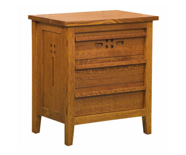 West Village 3 Drawer Nightstand