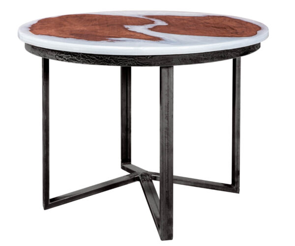 Coach Pedestal Library Table