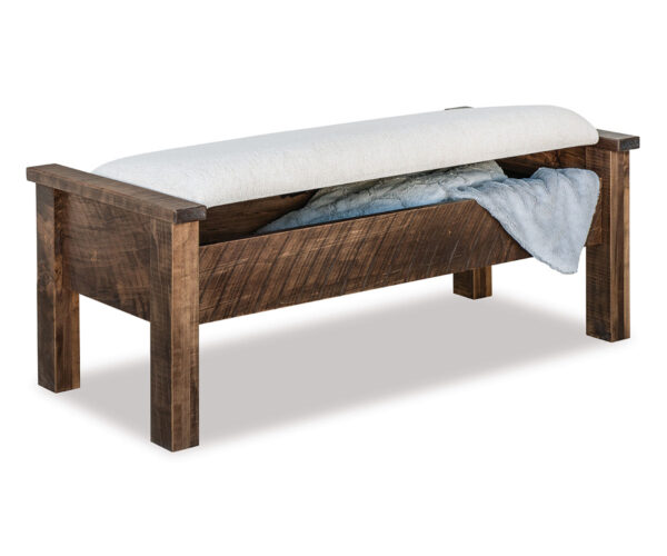Rough Sawn Bed Seat - Image 2