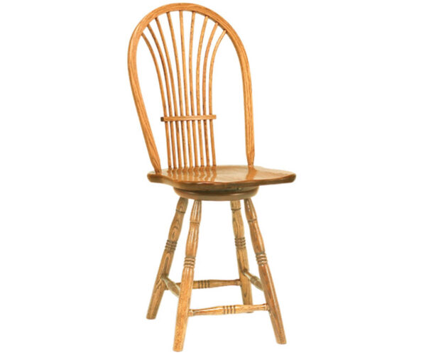 Country Sheaf Swivel Barstool