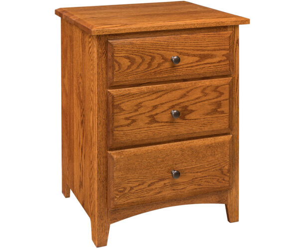 Manchester 3 Drawer Nightstand